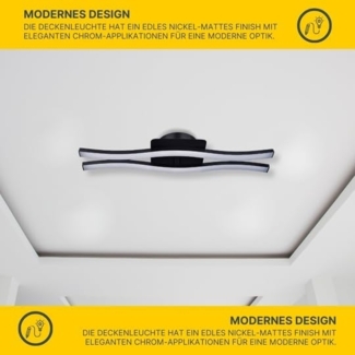 MeLiTec LED Deckenleuchte LED Wand- und Decken Leuchtstäbe D136, LED Wand- und Decken Leuchtstäbe D136