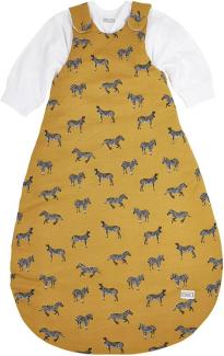 Meyco Schlafsack Jersey 2-tlg Zebra Animal honey gold