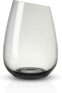 Eva Solo Glas Smokey Grey, Trinkglas, Wasserglas, mundgeblasenes Glas, Grau, 380 ml, 541043