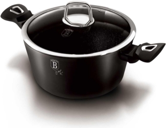 Berlinger Haus Berlinger Haus Topf 4,1l 24cm Black Silver BH1852