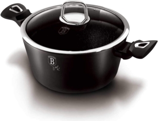 Berlinger Haus Berlinger Haus Topf 4,1l 24cm Black Silver BH1852