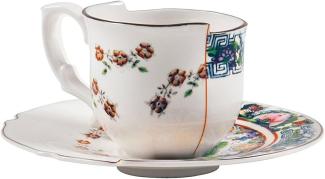 Espressotasse mit Untertassenn aus Porzellan ''Hybrid Tamara''