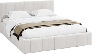 FDM Polsterbett FLORIDA Bettgestell 90x200, 120x200, 140x200, 160x200, 180x200cm (Polsterbett modern mit Bettkasten MADE IN EU - mit hochwertigem Velours Bezug, verfügbar 90x200 120x200 140x200 160x200 180x200cm, Bettrahmen, Bett, mit großen gepolstert...