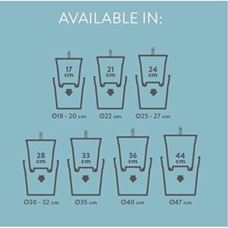 Elho Blumentopf Ø 17 x 16 cm living schwarz