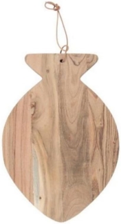 Ib Laursen - Schneidebrett Servierbrett Fisch Rundlich 28x40cm Holz 17101-00
