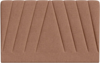 Vente-unique - Bett-Kopfteil 170 cm - Stoff - Terracotta - LIDAMA von Pascal Morabito