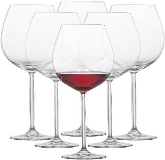 Schott Zwiesel Burgunderpokal / Goblet 140, 6er Set, Diva, Rotwein, Form 8015, 839 ml, 104103