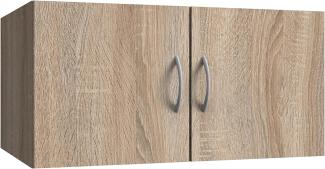 Aufsatzschrank >MULTIRAUMKONZEP< (BxHxT: 80x40x40 cm) in EICHE SAEGERAU-NACHBILDUNG