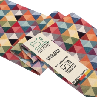 Selfitex Tischläufer & Platzsets, in versch. Größen, gewebter bunter Stoff, modernes Muster (1, 2 oder 4-tlg, 30 x 50/60/140/180 cm), gewebter Gobelin-Stoff