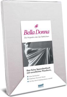 Formesse Bella-Donna Jersey Spannbettlaken|120x200 - 130x220 cm| silber