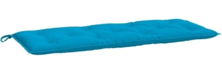 vidaXL Gartenbank-Auflage Hellblau 120x50x7 cm Oxford-Gewebe 361587