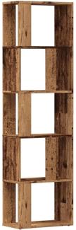 Bücherschrank Altholz-Optik 45x24x159 cm Holzwerkstoff 855784