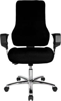 Topstar TO29XG20 Top Point SY Deluxe, Bürostuhl, Schreibtischstuhl, ergonomisch, inkl. Armlehnen, Bezug, schwarz