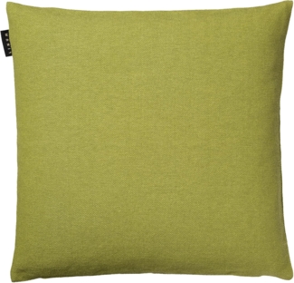 LINUM PEPPER Premium Kissenhülle für Dekokissen 50x50 cm, 100% Baumwolle, Maschinenwaschbar, Moosgrün