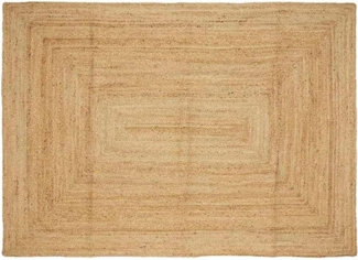 vidaXL Teppich Handgefertigt Jute Natur 160x230 cm 133730