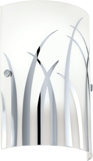 Eglo 92742 Wandleuchte RIVATO weiß, chrom, E14 max. 1X42W L:18cm H:25cm