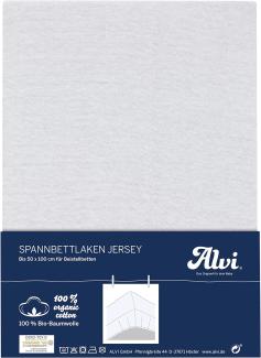 Alvi Spannlaken Jersey Bio Baumwolle 40x90 weiß