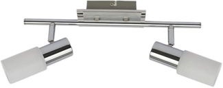 Rabalux Logan Wand & Deckenspot 2x E14 chrom, matt chrom