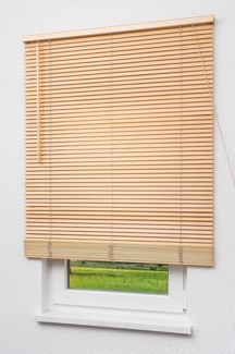 LYSEL® Jalousie Holz 25mm Esche, HxB 130x90 cm