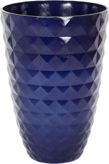 Blumenkübel FERIZA Stein 35 cm Marineblau