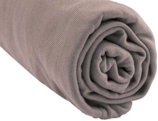 Easy Dort Spannbettlaken, Stretch-Jersey, Taupe, 90x190 / 90x200