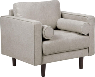 Sessel NURMO Stoff Taupe