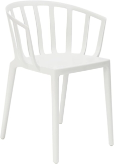 Kartell Venice Sthul, Glänzend weiß, Set of 2