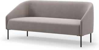 Casa Padrino Luxus Wohnzimmer & Hotel Sofa Grau / Schwarz 180 cm - Luxus Möbel