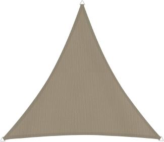 Windhager Sonnensegel Cannes 4x4x4m taupe Sonnenschutz UV-Schutz 50+ Sonnendach