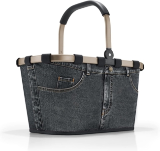 Reisenthel Carrybag Einkaufskorb Frame Jeans Dark Grey - Blau