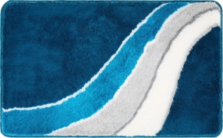 Erwin Müller Badematte Badematte "Veria", Höhe 27 mm, eckig, Streifen