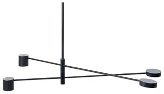 Hängeleuchte BANDON Metall Schwarz