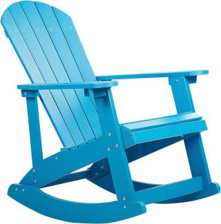 Schaukelsessel ADIRONDACK Holzwerkstoff Blau