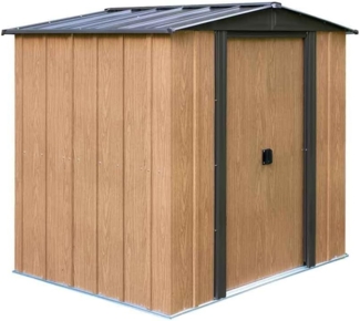 Spacemaker Metall Gerätehaus Woodlake 65 | Braun |