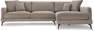 3-Sitzer Ecksofa Rechts Maggie Beige