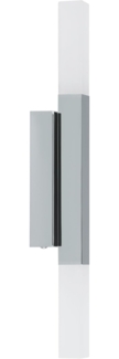 Eglo 900618 Spiegelleuchte ALCUDIA Kunststoff satiniert, Alu chrom LED 2X5,5W 3000K L:42cm H:3cm