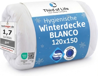 Ganzjahresdecke BLANCO mit Sanitized®-Schutz, für Allergiker geeignet 120 x 150 cm