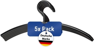 MAUL Kleiderbügel Kunststoff, 5 St. schwarz