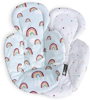 4moms Special Edition: Neugeboreneneinsatz für Babyschaukel, Babywippe, mamaRoo, rockaRoo, beidseitig bedruckt, soft, Little Rainbow