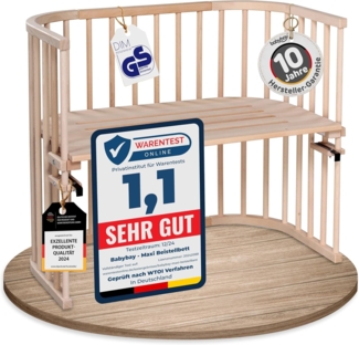 Babybay 'Maxi' Beistellbett Buche unbehandelt