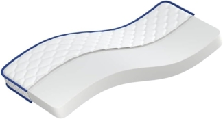 vidaXL Memory-Schaum-Matratze 80x200x17 cm Weich Weiß 4013417