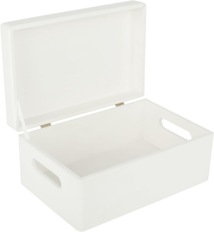 Creative Deco Holzkiste mit Deckel 30 x 20 x 14 cm (1cm)