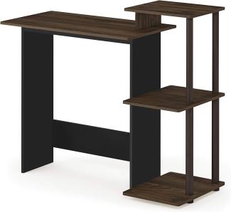 Furinno Computer/Schreibtisch, Holz, Columbia Walnut/Braun, 39. 62 x 100. 58 x 85. 34 cm