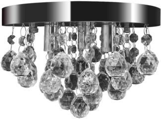 Kronleuchter Deckenleuchte Kristall Design Lüster Chrom 240688