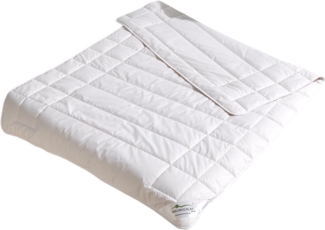Traumschlaf Alpaka Bettdecke Pako leicht, Füllung: 97% Alpakawolle 3% Fasern|200x220 cm
