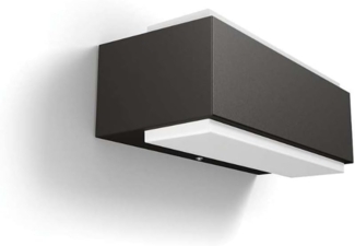 Philips myGarden Wandleuchte Wandbeleuchtung für den Außenbereich Anthrazit Aluminium Synthetik IP44 Garten Terrasse I