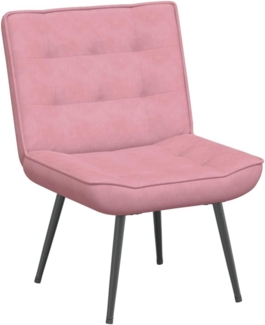 vidaXL Relaxsessel Rosa 64x74x84 cm Samt 4012320