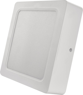 EMOS 2in1 LED Panel 18 W, quadratische 1800 lm Deckenleuchte, Einbauleuchte 17x17 cm, Neutralweiß 4000 K, inkl. LED-Treiber, Rund, Weiß