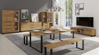 Couchtisch Halle Wohnzimmertisch 110x60cm wotan eiche