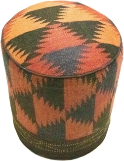 Sonderform,XS / 80 cm Ø Rund & kleiner,Mehrfarbig,Patchwork,Schurwolle,Afghanistan